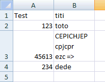 Display in Excel 2007